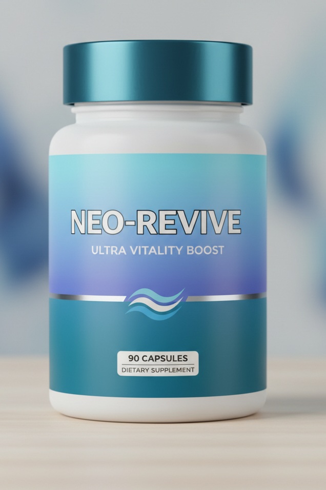 Neo-Revive package displayed on a soft blue background